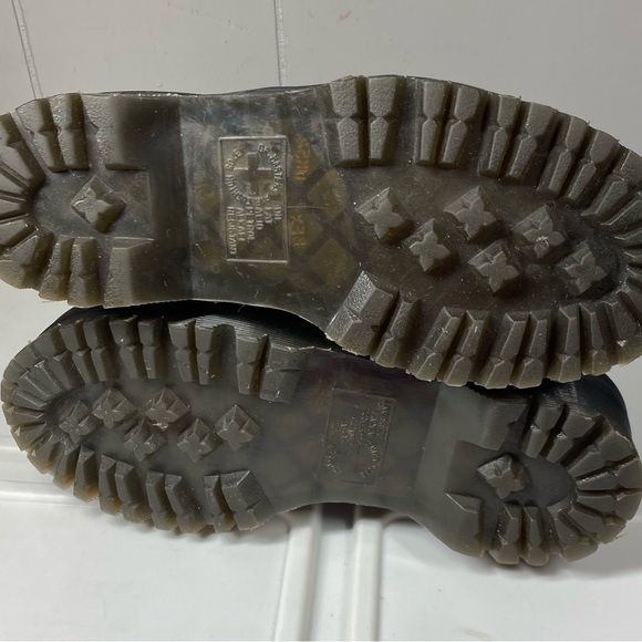 DR MARTIN 1461 SMOOTH LEATHER PLATFORM SHOES BROWN SIZE 7 - Picture 5 of 6